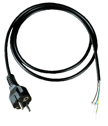 Lui Bekentenis Seraph 1.5 Mtr.Kabel 3 x 1 + stekker - Snoer met aangegoten stekker - Eupen Cable